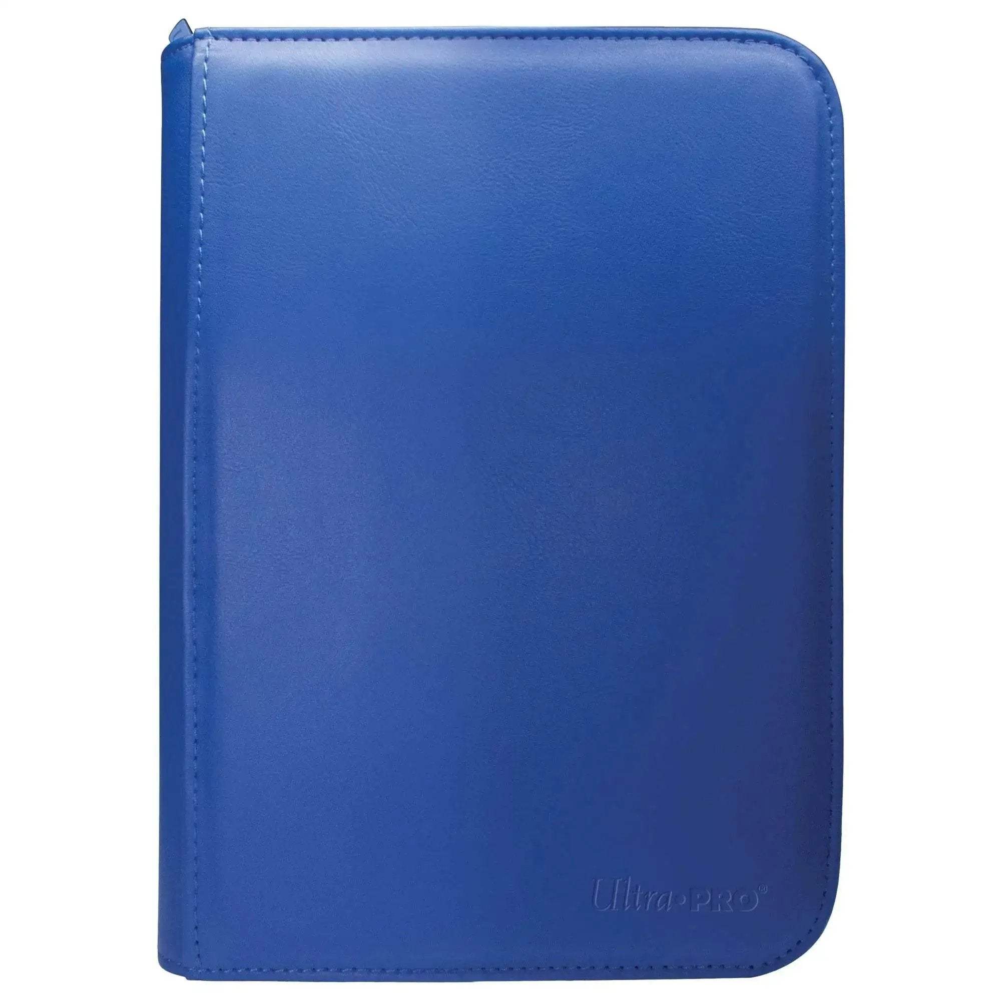 Vivid 4 Pocket Zippered PRO Binder Blue Trading Cards