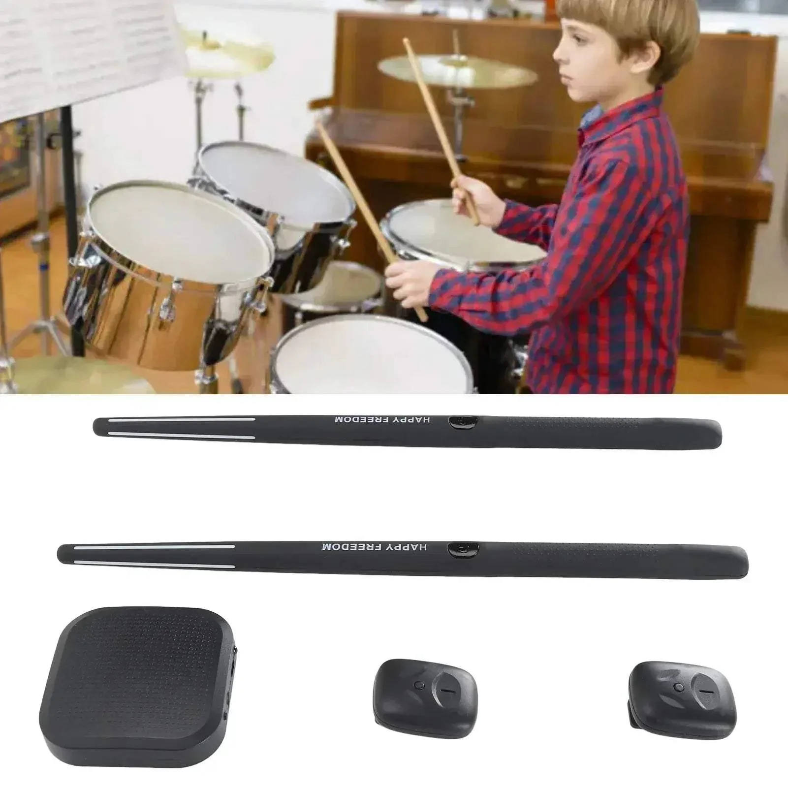 VR Drum Kit Portable Electronic Drums For Beginners - Image 4
