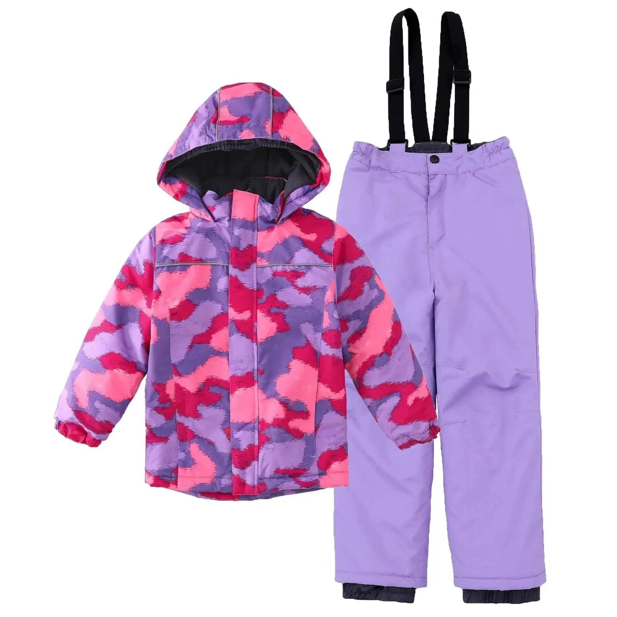 Warm Kids Ski Suit Waterproof Windproof For Winter Sports - Image 21