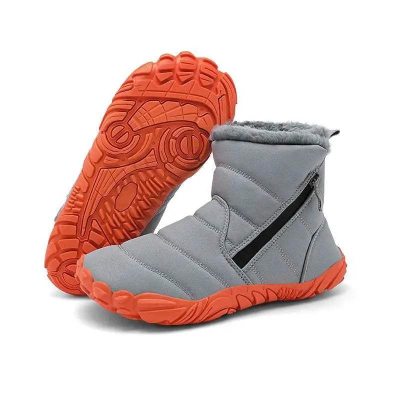 Warm Kids Snow Boots With Zipper For Unisex 4 To 6 Years - Image 10
