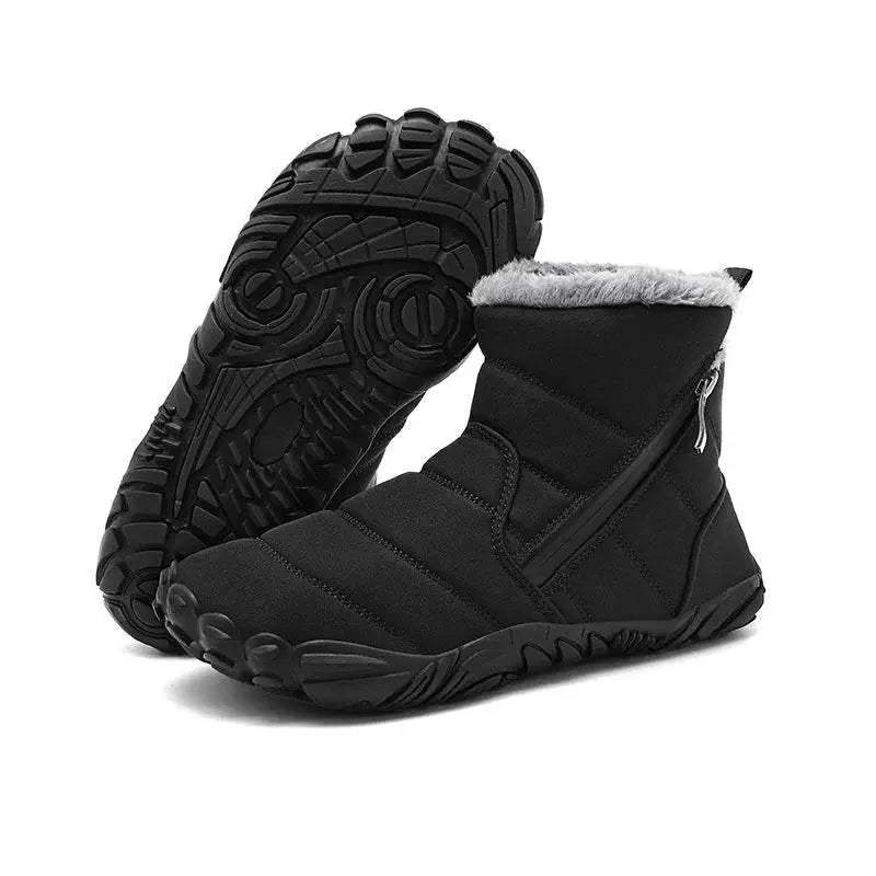 Warm Kids Snow Boots With Zipper For Unisex 4 To 6 Years - Image 7