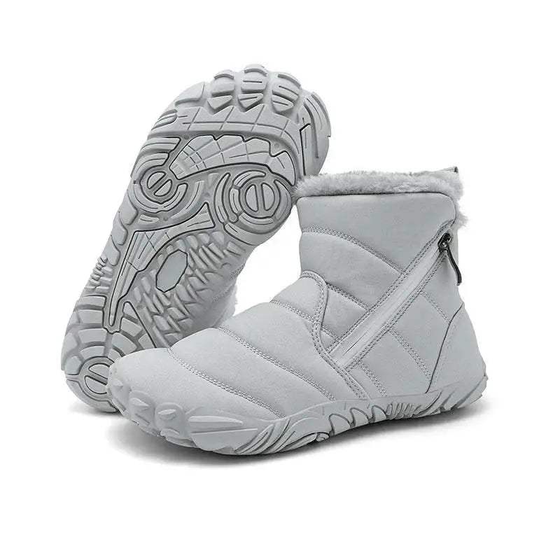Warm Kids Snow Boots With Zipper For Unisex 4 To 6 Years - Image 9