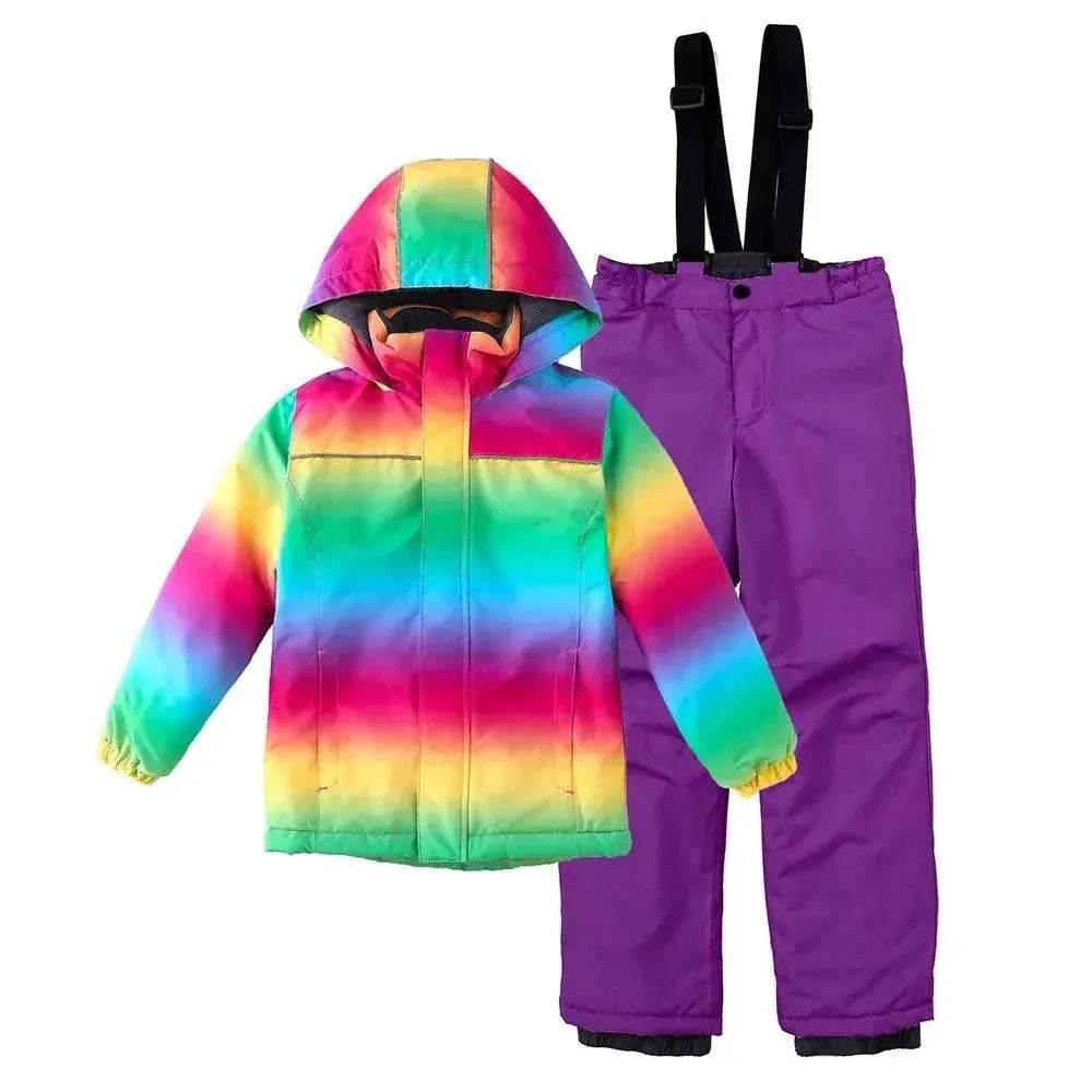 Warm Ski Coat And Pant Set Waterproof For Kids 3 To 12T - Image 15