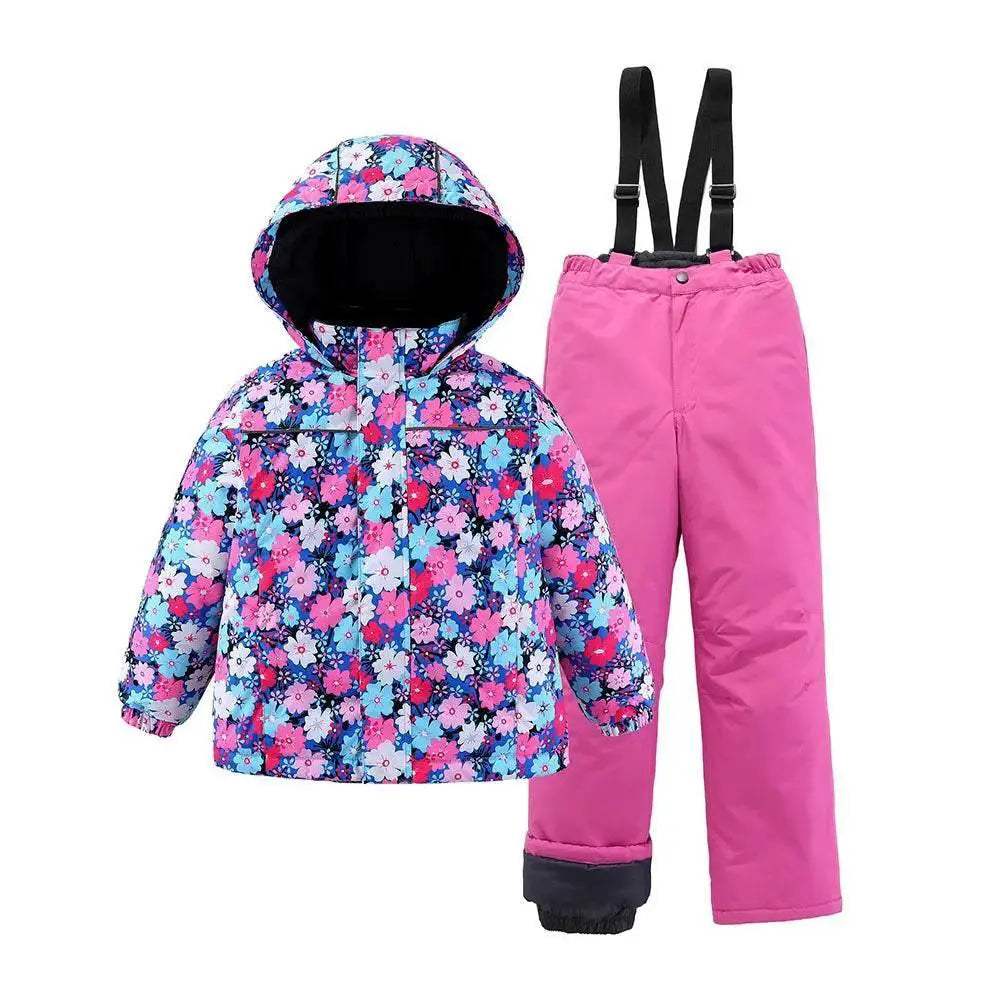 Warm Ski Coat And Pant Set Waterproof For Kids 3 To 12T - Image 20