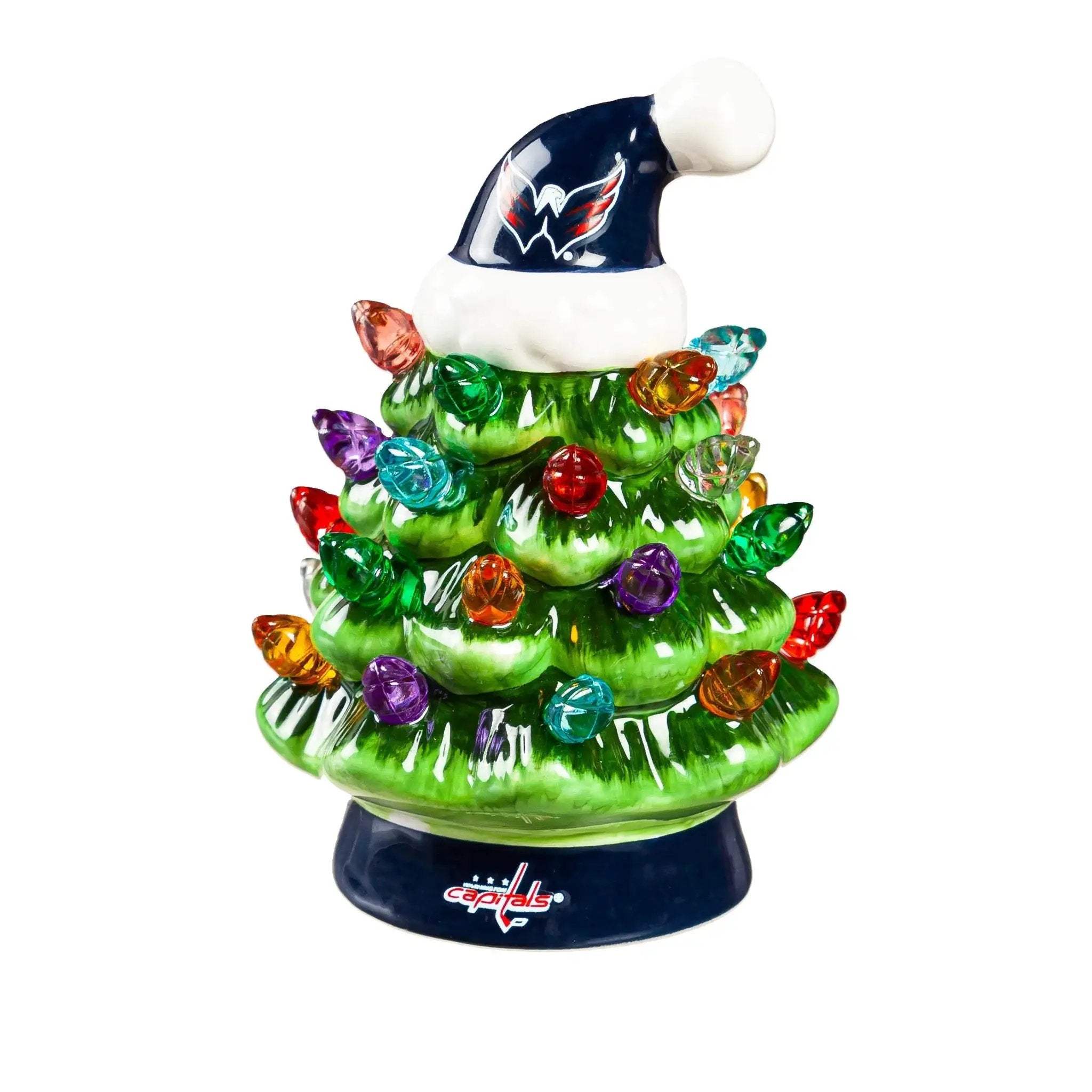 Washington Capitals 4 Inch LED Christmas Tree Tabletop