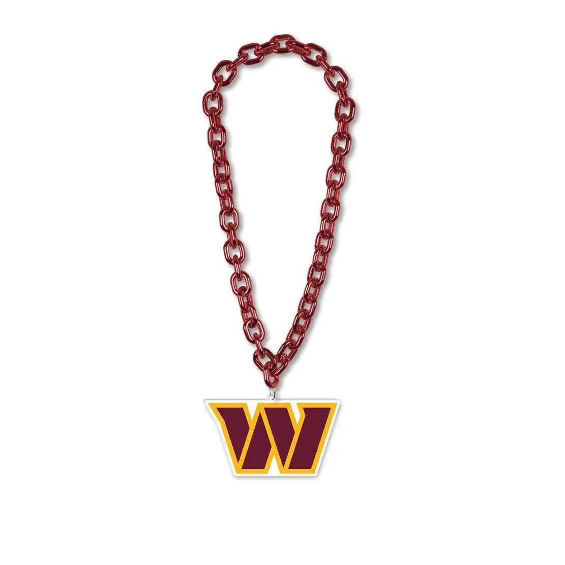 Washington Commanders Big Chain Necklace Wincraft Fanatics
