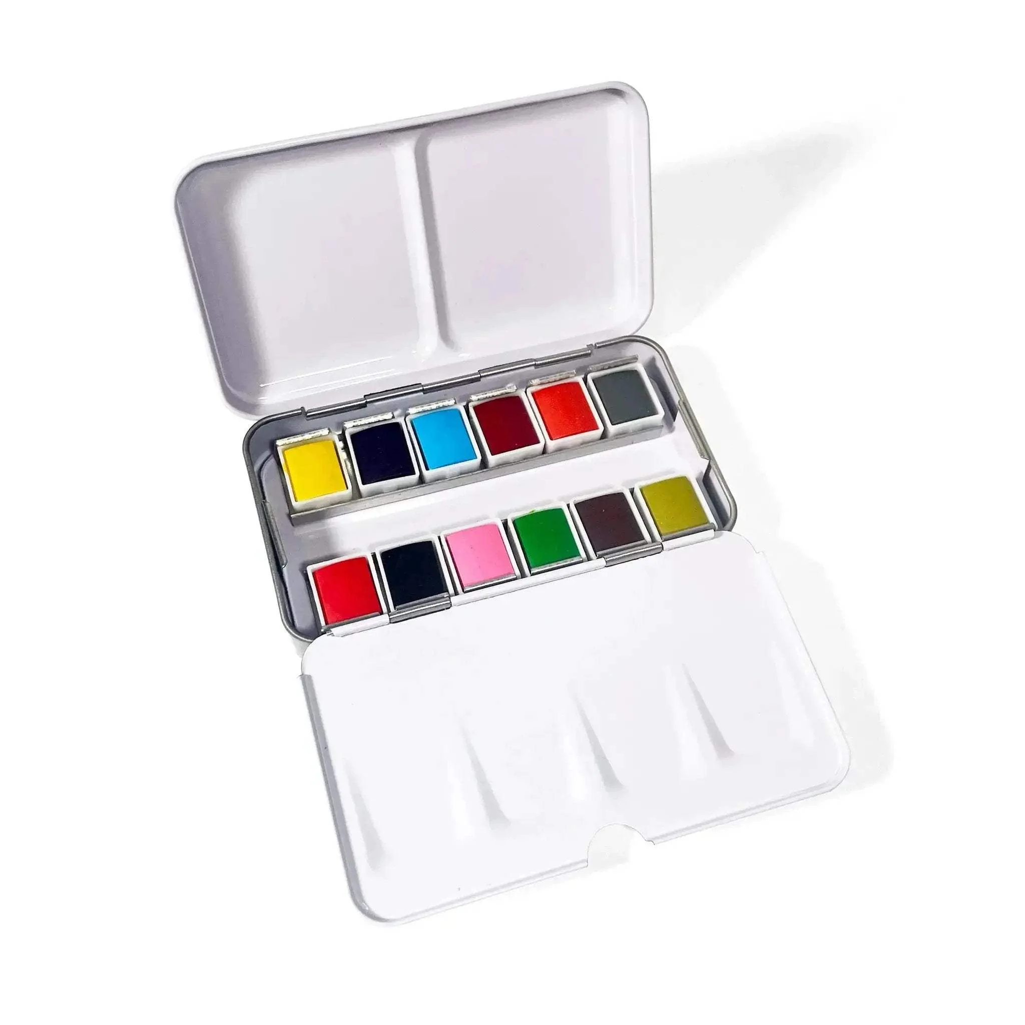 Watercolors – Metal Palette – 12 Colors – Travel Friendly - Image 4