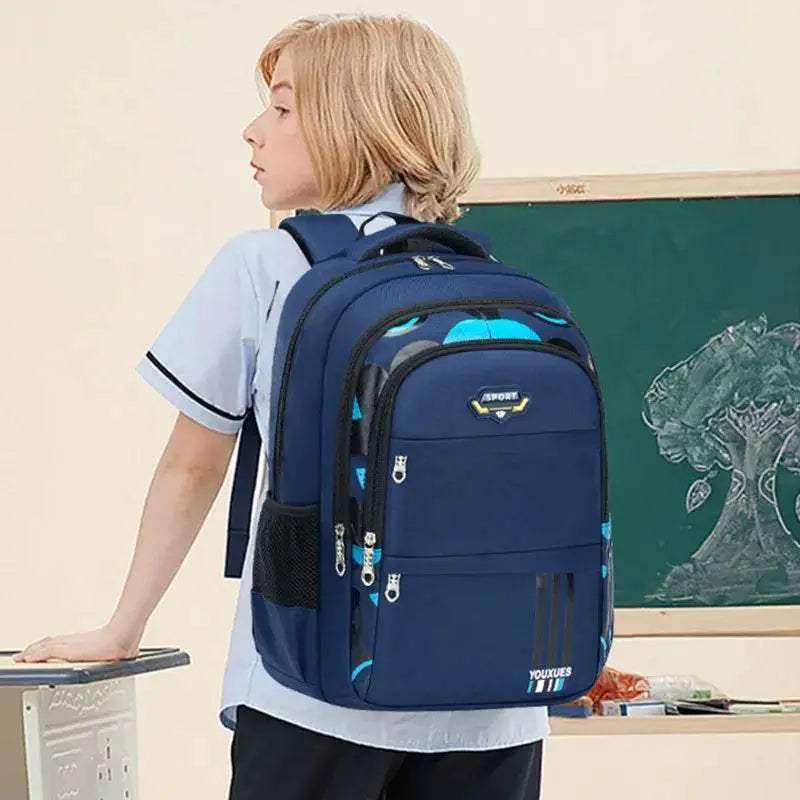 Waterproof Backpacks Ergonomic Back Panel For Elementary And Junior High Students