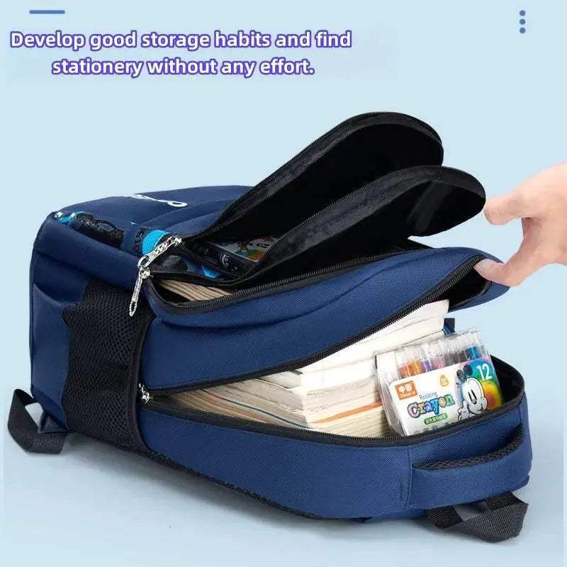 Waterproof Backpacks Ergonomic Back Panel For Elementary And Junior High Students - Image 4