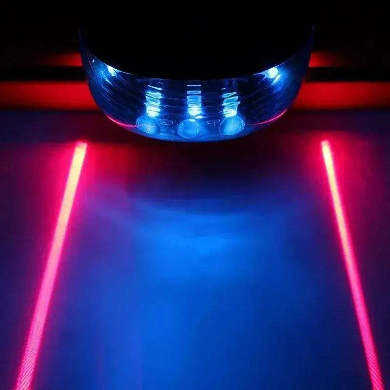 Waterproof Bicycle LED Tail Light with Dual Lasers for Safety - Image 9
