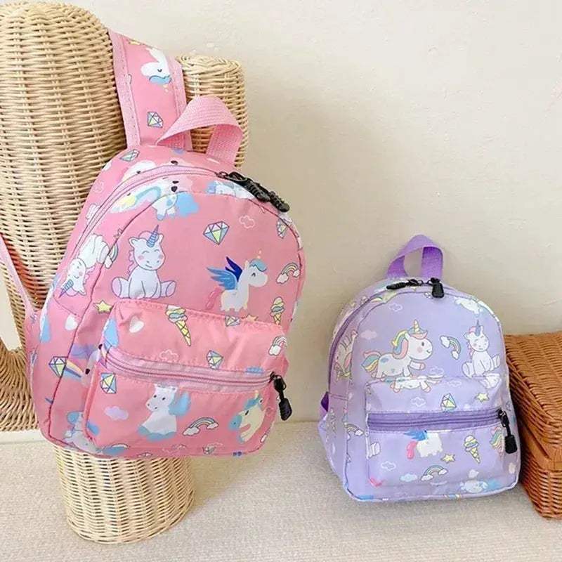 Waterproof Kids School Backpack Dinosaur Unicorn Pattern For Kindergarten