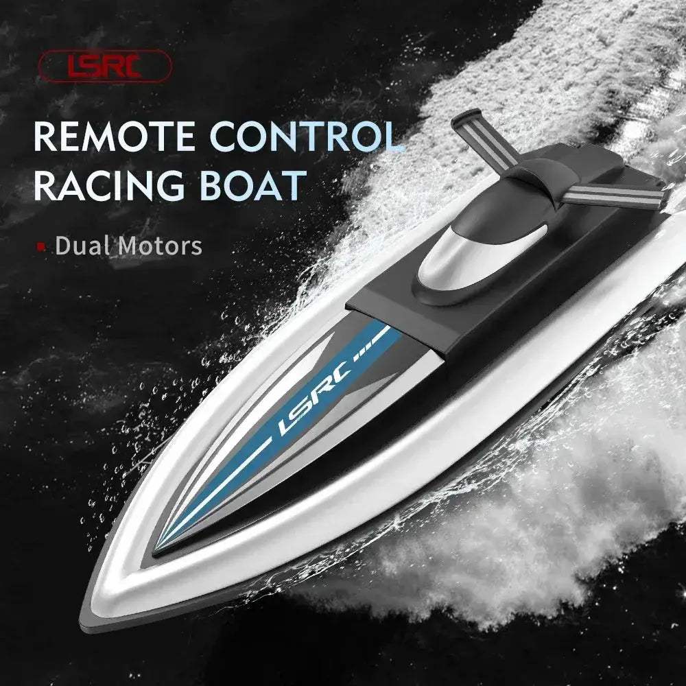 Waterproof RC Boat High Speed Racing With Rechargeable Battery