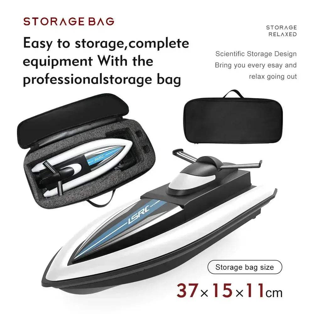 Waterproof RC Boat High Speed Racing With Rechargeable Battery - Image 6