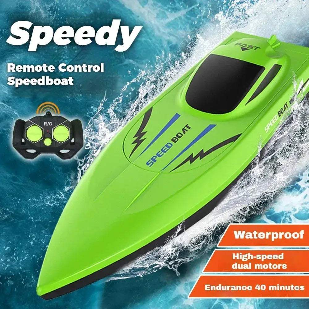 Waterproof Remote Control RC Boat For Kids Pool Racer