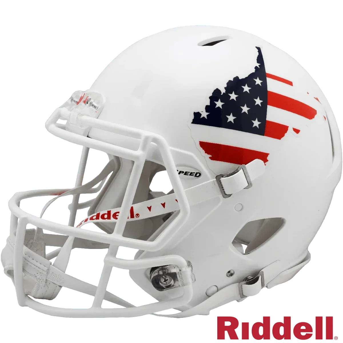 West Virginia Mountaineers Riddell Speed Authentic Helmet