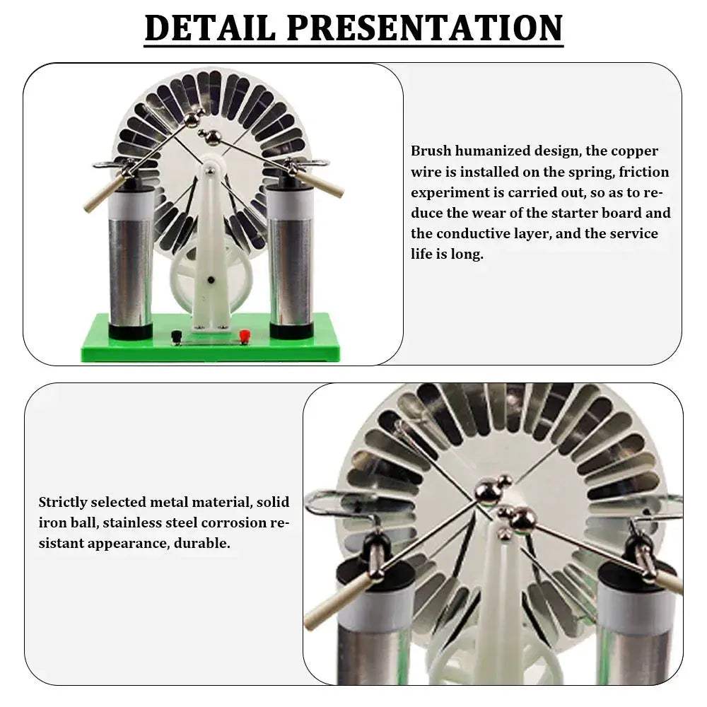 Wimshurst Electrostatic Generator For Educational Physics Experiments - Image 5