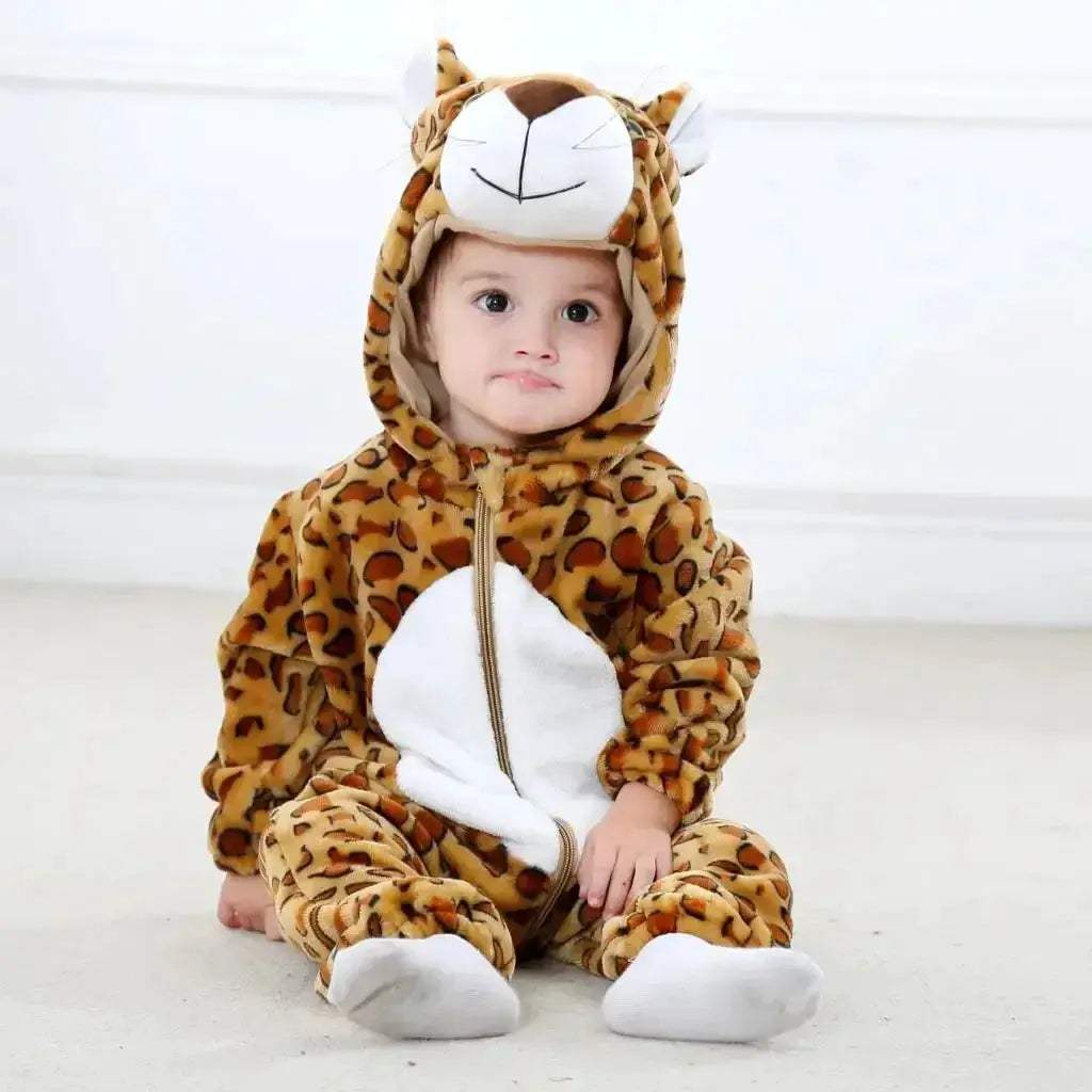 Winter Dragon Kigurumi Baby Romper Unisex Hooded Jumpsuit - Image 34