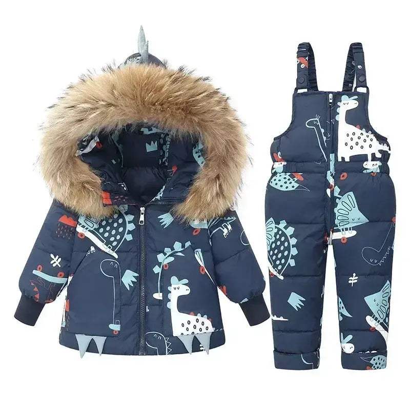 Winter Ski Suit Set For All Kids Thick Insulated Warm - Image 4