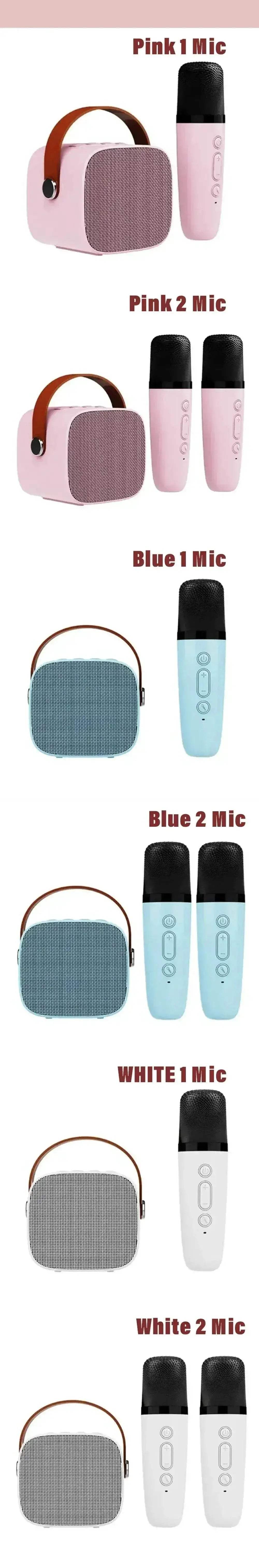 Wireless Dual Microphones Portable Karaoke Machine HomeKTV - Image 12