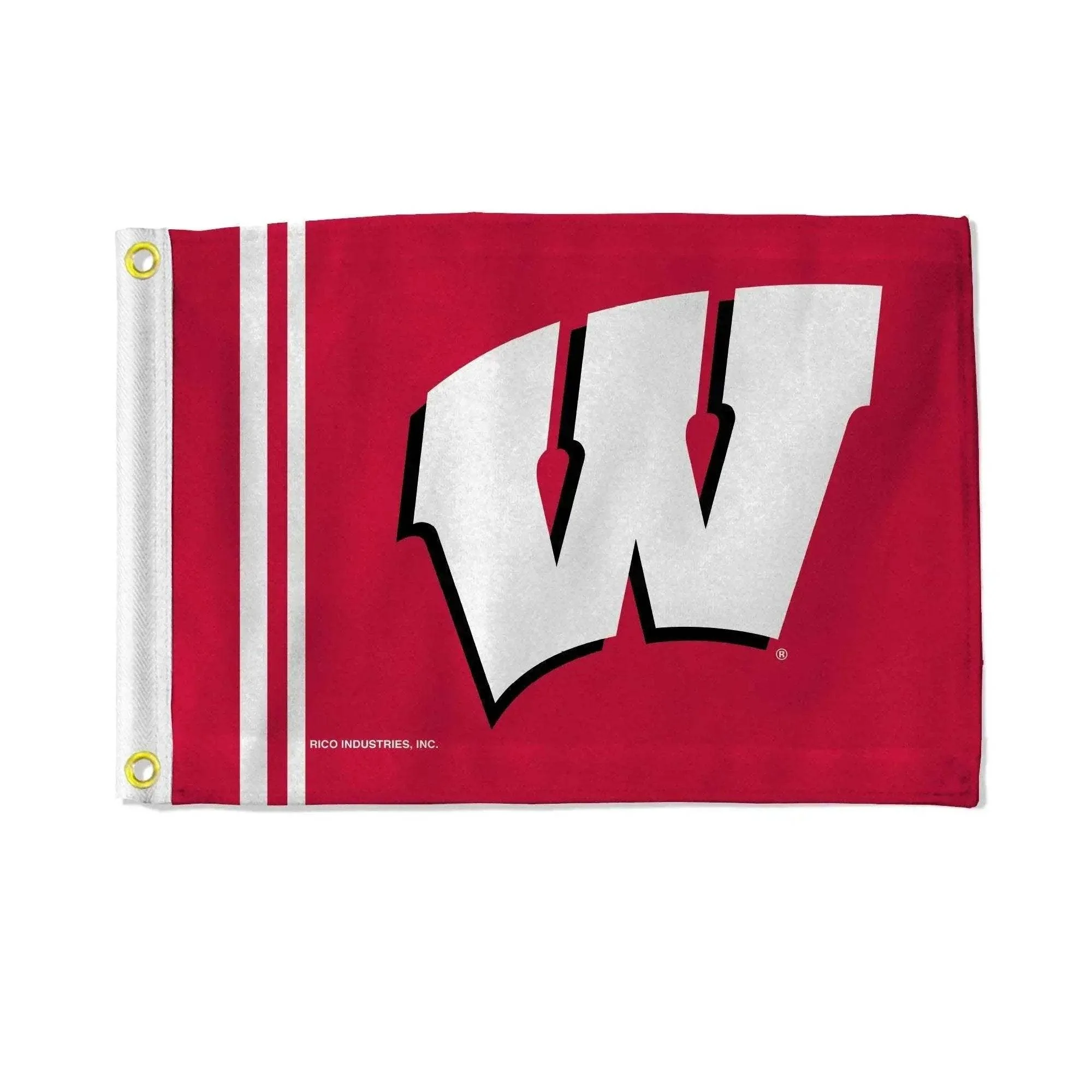 Wisconsin Badgers Flag 12x17 Striped Utility Banner