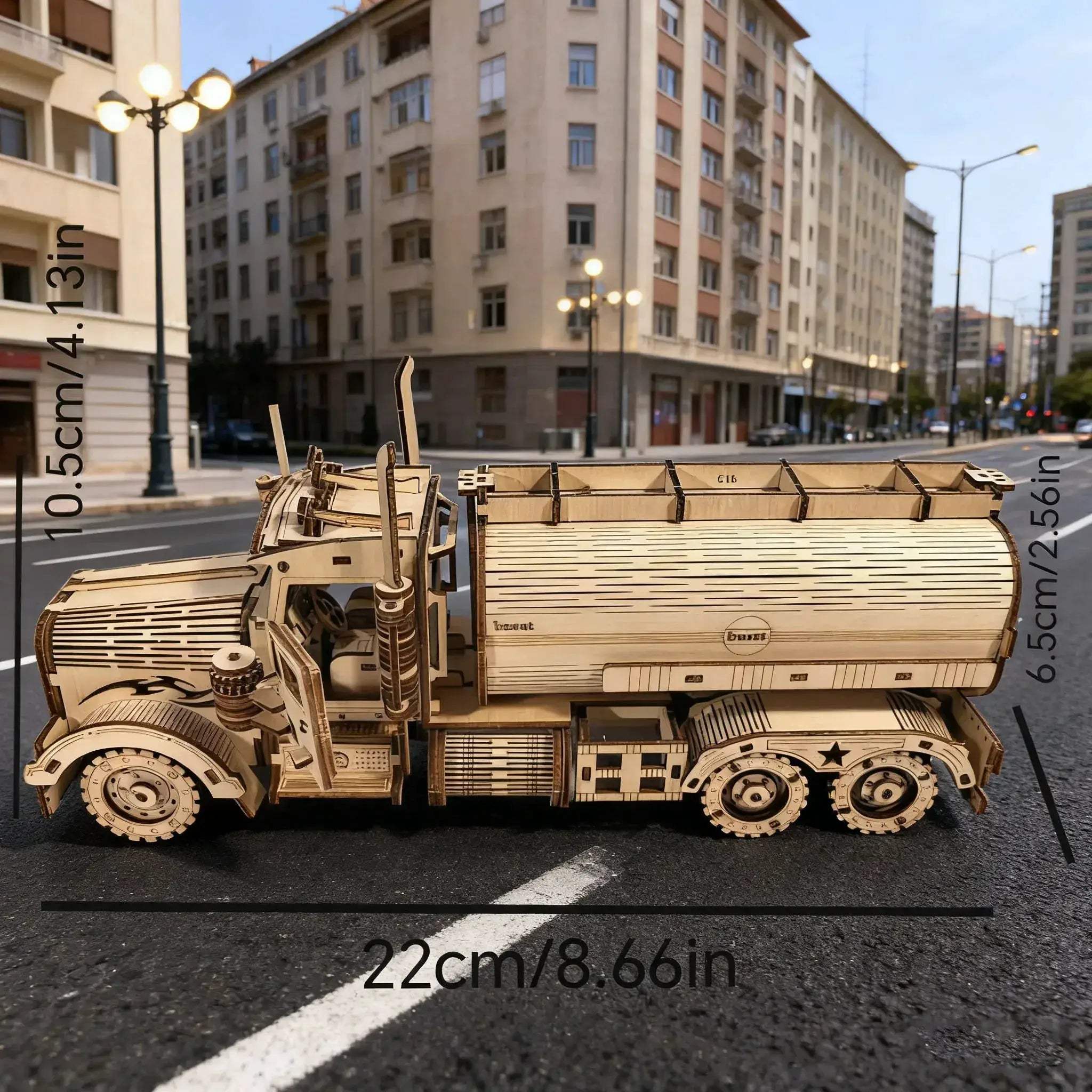 Wooden 3D Oil Tanker Puzzle Kit For Education And Play - Image 6