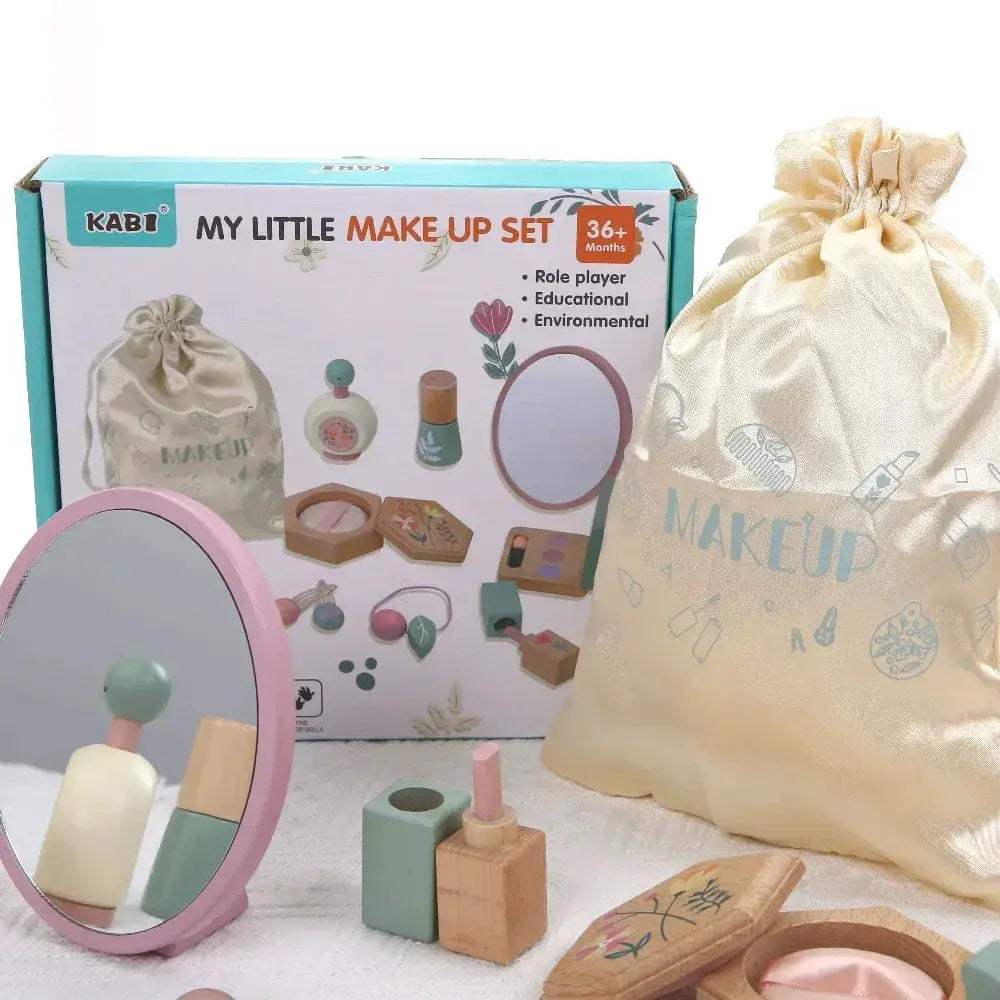 Wooden Makeup Set Dressing Table For Girls CE Certified - Image 3
