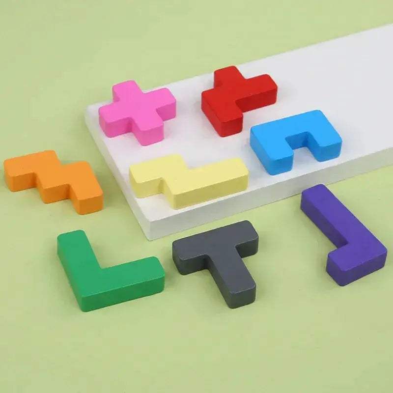 Wooden Shadow Matching Puzzle For Kids Develops Spatial Skills - Image 5