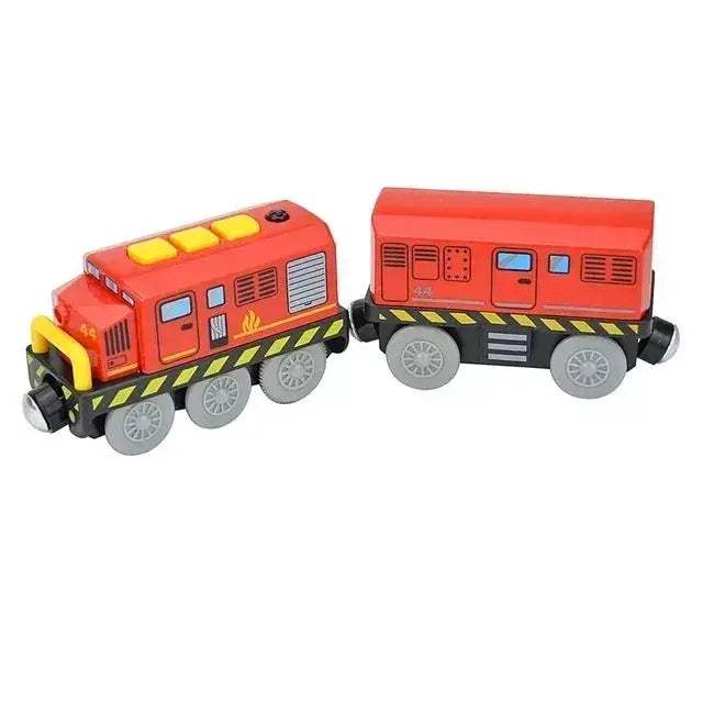Wooden Train Set For Kids Educational Track Toys Gift - Image 20