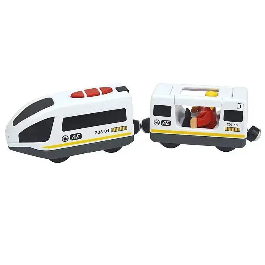 Wooden Train Set For Kids Educational Track Toys Gift - Image 4