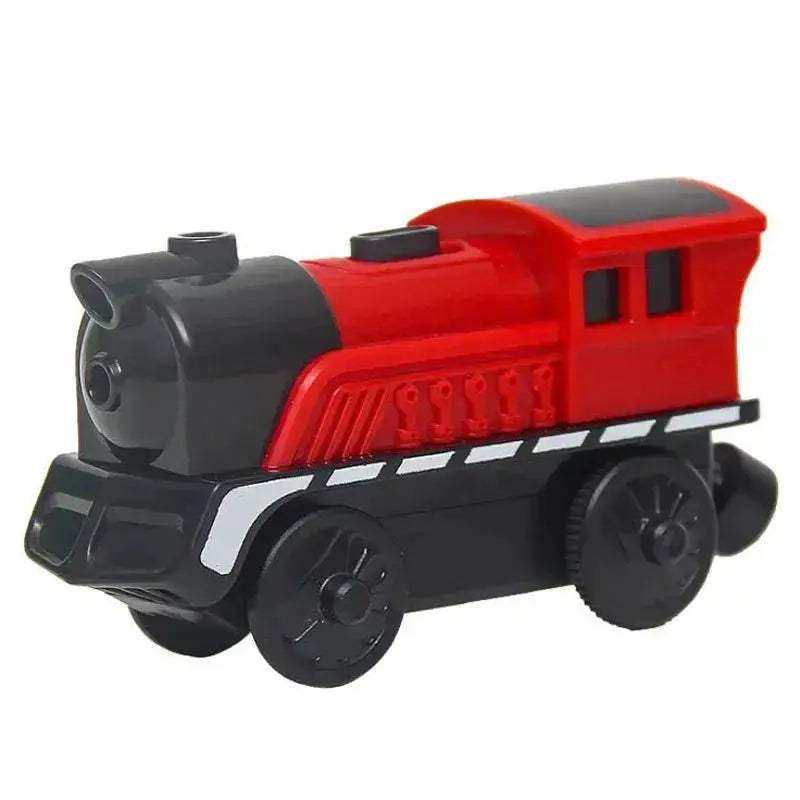 Wooden Train Set With Electric Engine For Kids Gift - Image 19