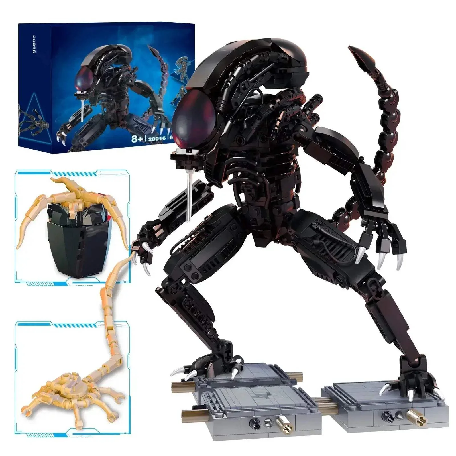 Xenomorph Building Block Set Compatible With LEGO Toys - Image 8