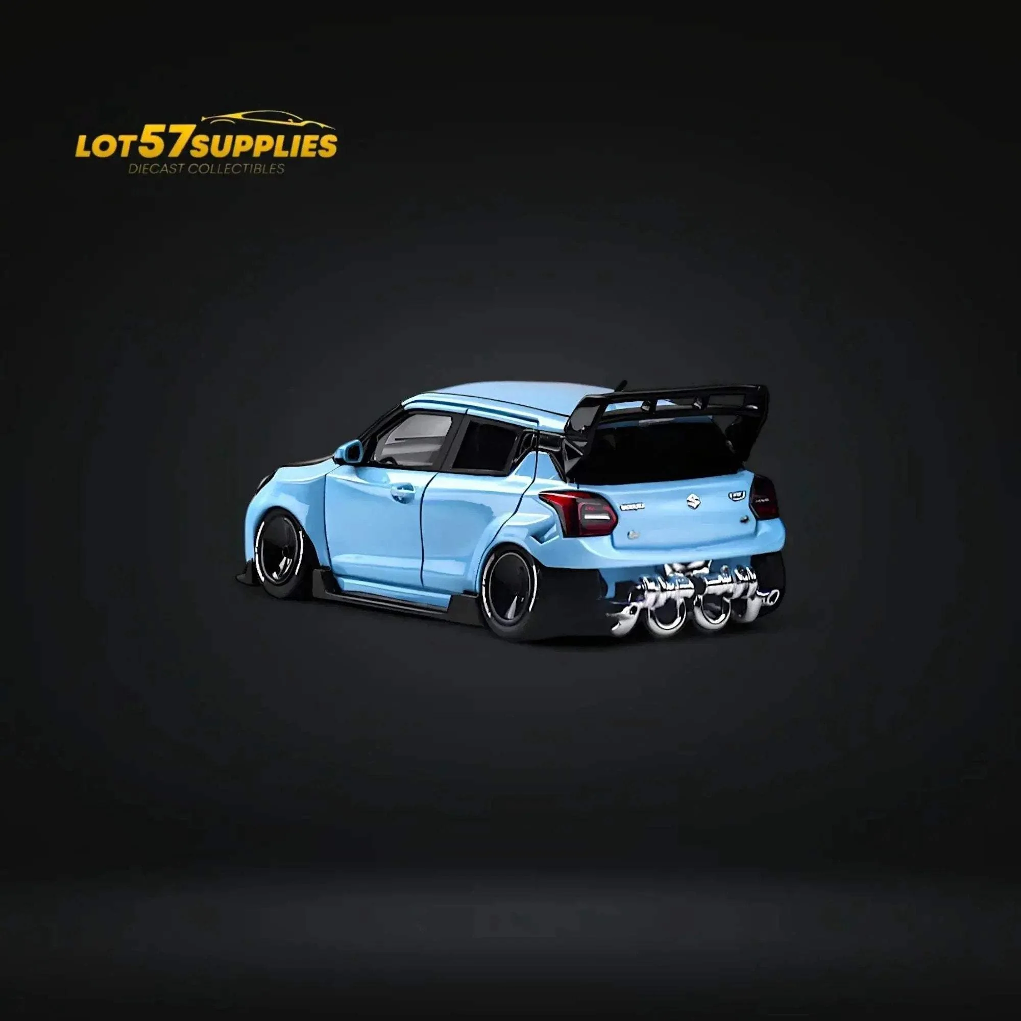 YTM Suzuki Swift 3rd Gen Zephyr Concept Sky Blue 1:64 - Image 2
