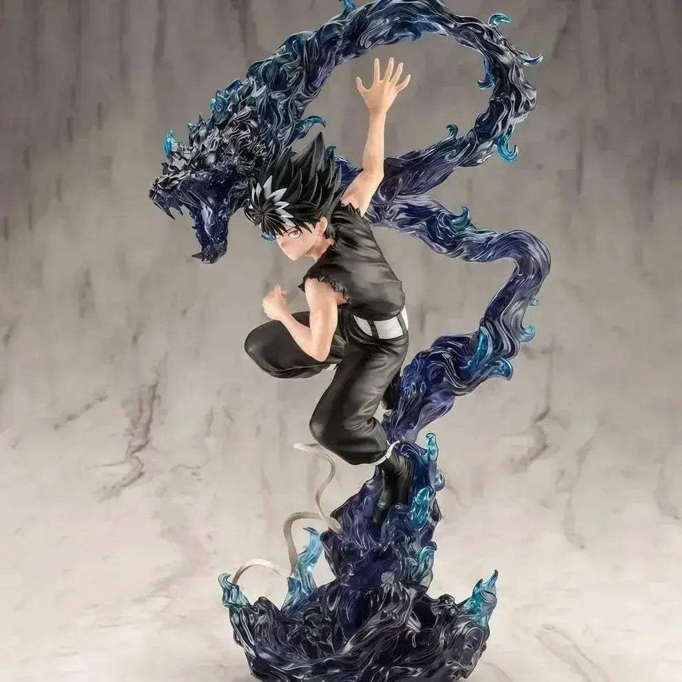 YuYu Hakusho Hiei Dark Figure Anime Collectible Statue with Evil Eye Desktop Decoration 24 CM - Image 3