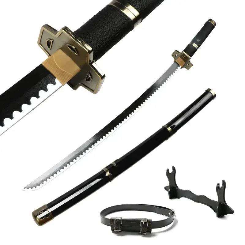 Zoro Swords Set 104cm Handmade Katana Anime Cosplay Free Belt - Image 12