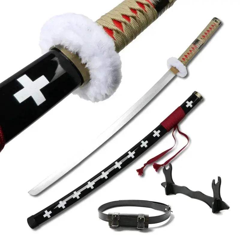 Zoro Swords Set 104cm Handmade Katana Anime Cosplay Free Belt - Image 14