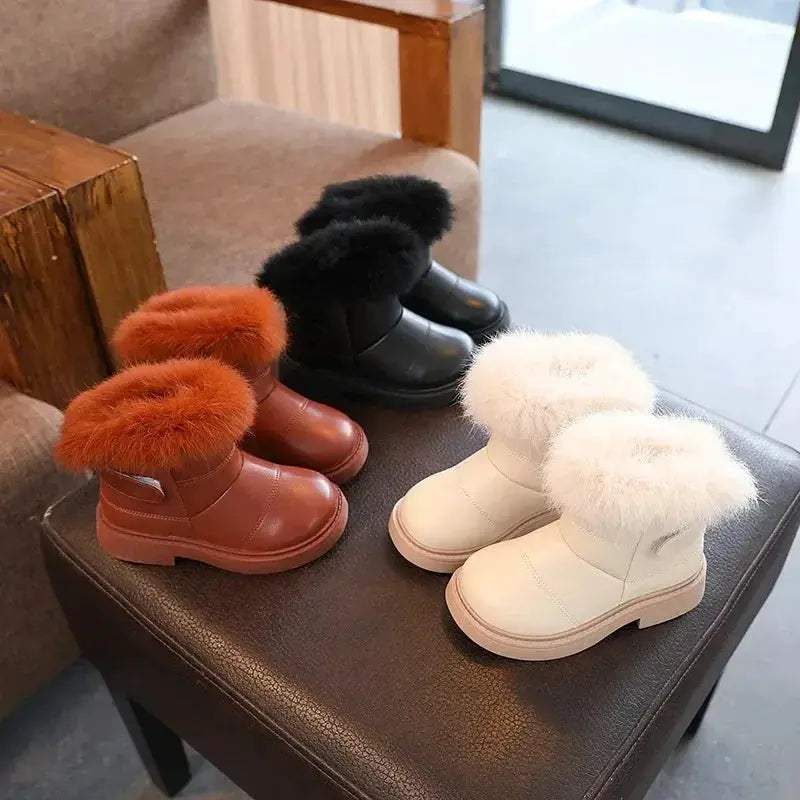 ZYCZWLCN Kids Winter Boots with Anti Slip Sole for Boys and Girls - Image 3