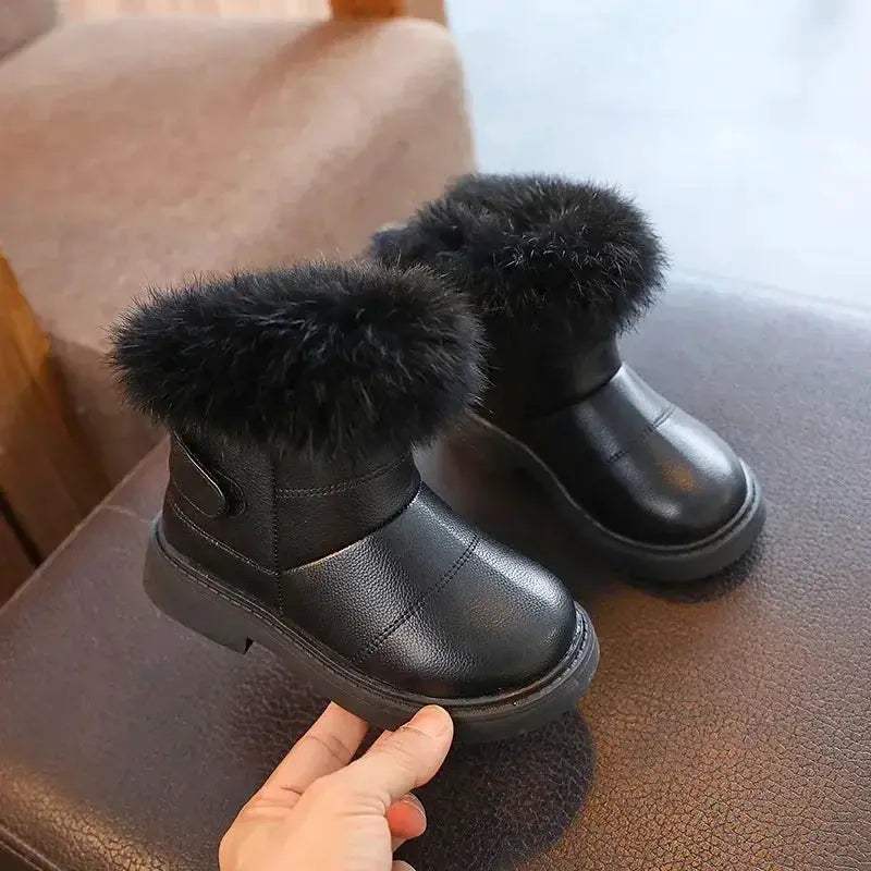 ZYCZWLCN Kids Winter Boots with Anti Slip Sole for Boys and Girls - Image 5